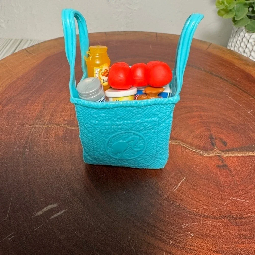 Barbie Pantry Playset Grocery Shopping Bag with Groceries Replacement‎